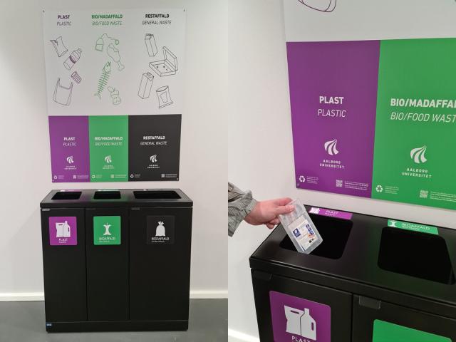 Affaldssortering på Aalborg Universitet